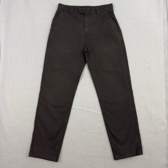 Salvatore Ferragamo Chino Pants Mens Size 48 US 32 Brown Stretch Casual Trousers